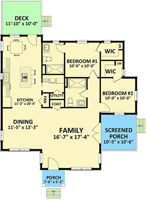 Topmost Cottage Free Simple Two Bedroom House Plans Whimsical New