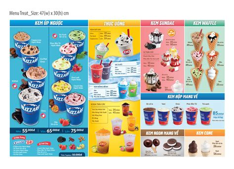 Printable Dairy Queen Menu With Prices