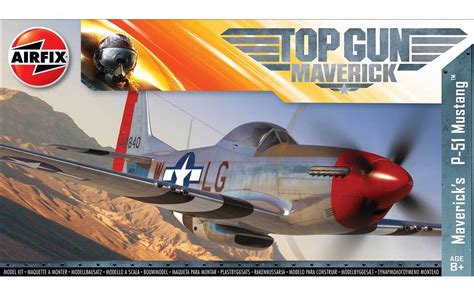 Top Gun Maverick P 51 D Mustang Airfix A00505