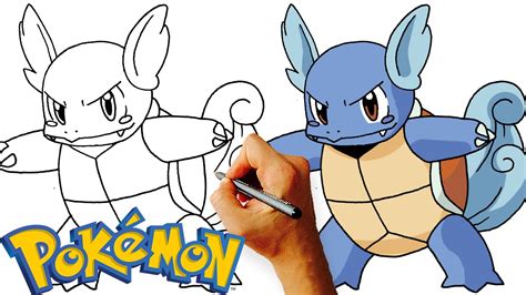 How To Draw Wartortle Pokemon Step By Step Drawing