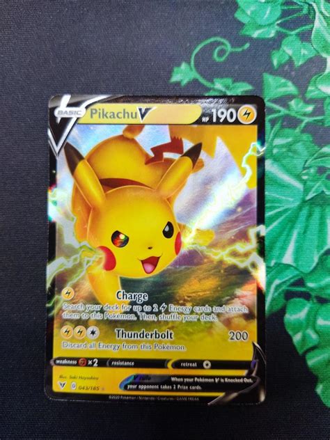 Pokémon TCG karta Pikachu V Vivid Voltage Aukro