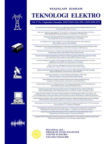 Pdf Majalah Ilmiah Teknologi Elektro · Penentuan Notasi Gamelan