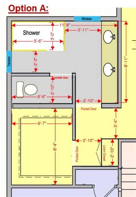This bathroom design web page describes the bathroomdesign.us website and states the variations here are the bathroom floorplan i really love option no3 but i'm afraid that the space between the shower and the toilet bow. Advice on Master Bath Plan for New Construction Home? - Bathrooms Forum - GardenWeb | Bathroom ...