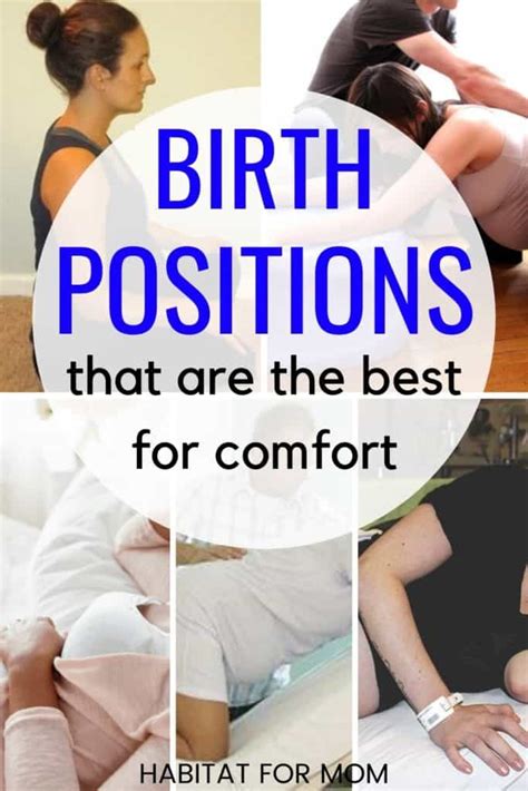 Best Labor Positions For Birth With Pictures And Examples Habitat