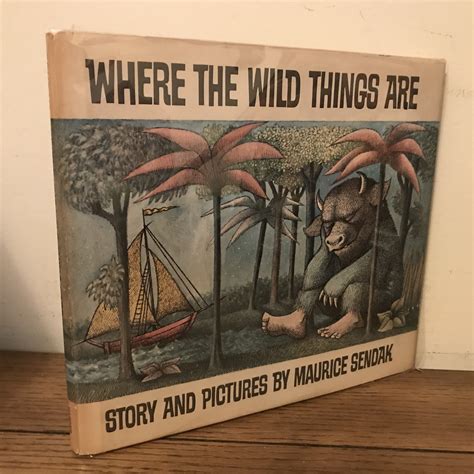 Where The Wild Things Are 1st1st Dj Signed By Sendak By Maurice