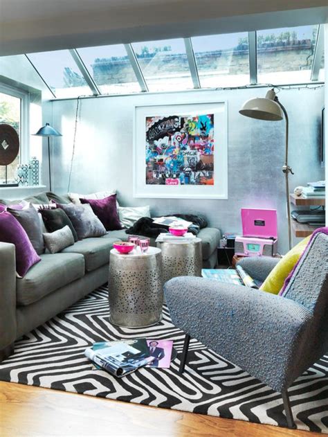 zebra print rug home design ideas pictures remodel  decor