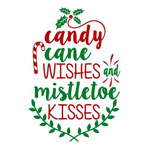 Looking for a quick and easy gift idea that's perfect for just. Mistletoe Candy Cuttable Design | Christmas wine glasses, Christmas tumblers, Christmas wine
