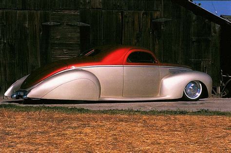 1938 Lincoln Zephyr V12 Coupe Street Rod Side Profile 24133