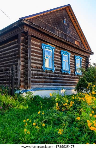 Old Wooden Log House Russian Village Stock Photo 1785535475 Shutterstock