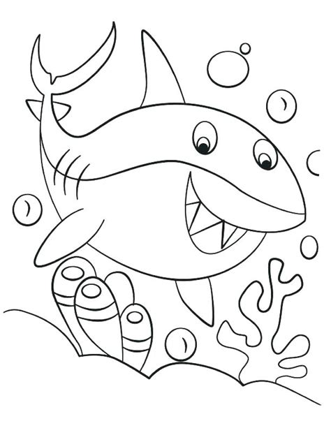 Search through more than 50000 coloring pages. Baby Shark Coloring Pages at GetColorings.com | Free ...