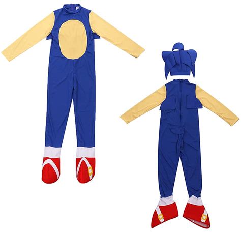 Buy Varwaneo Halloween Deluxe Sonic The Hedgehog Costume Sonic