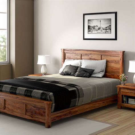 Warmth Coziness And Authenticity In One Solid Wood Beds Flower Love