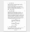 Movie Script Sample Pdf | PDF Template