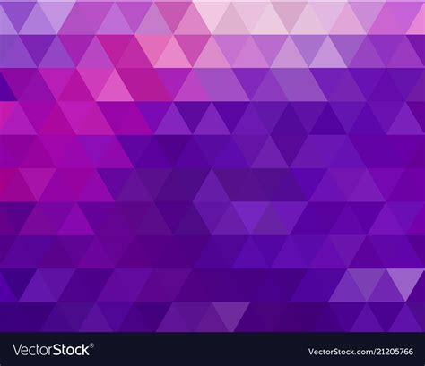 Low Poly Colorful Purple Triangles Royalty Free Vector Image