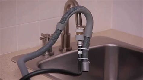 Fortunately, connecting the hose to the faucet is fairly. Connecting to a Sink - Haier HLPW028AXW Top-Load Compact ...