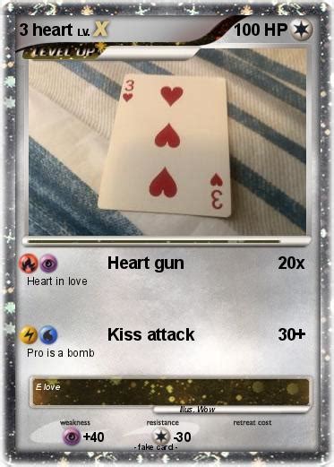 Pokémon 3 Heart Heart Gun My Pokemon Card