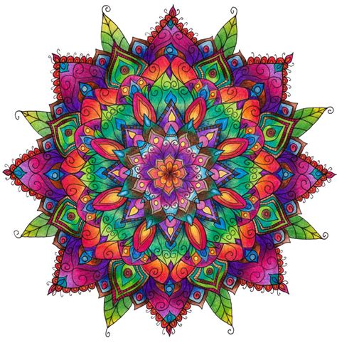 Finished Mandala Colouring By Welshpixie On Deviantart
