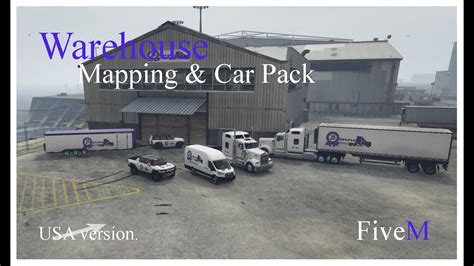 Gta Warehouse Mapping Car Pack Usa Fivem Ready Youtube