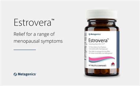 Metagenics Estrovera Plant Derived Menopause Hot Flash Relief