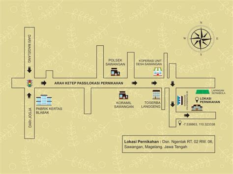 Cara Membuat Denah Lokasi Surat Undangan Delinewstv