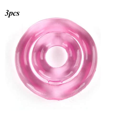 Pcs Cock With Ball Strap Stretchy Double Penis Toy Men Underwear Transparent Soft High Word