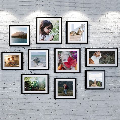 Buy Upsimples 12x16 Picture Frame Set Of 5display Pictures 85x11 With