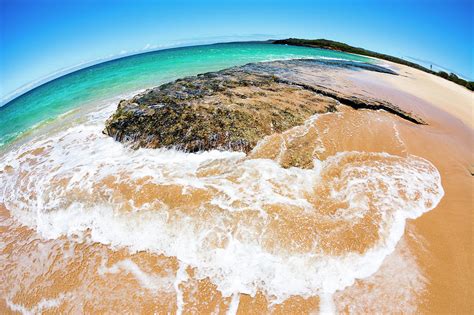 Fisheye View Of Tropical Beach Photograph By Joe Belanger Fine Art