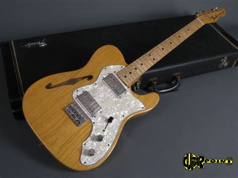 1972 Fender Telecaster Thinline Ii Natural Vi72fetethinnt355290