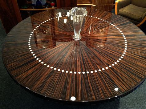 Below we put together a series of 5 custom diagrams that set out the proper dimensions for your dining table in relation to the dining the. Hand Made Custom Round French Modernist Dining Or Entry ...