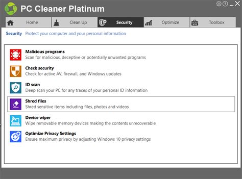 برامج معالجة الملفات Pc Cleaner Platinum 7306 البرنامج العملاق