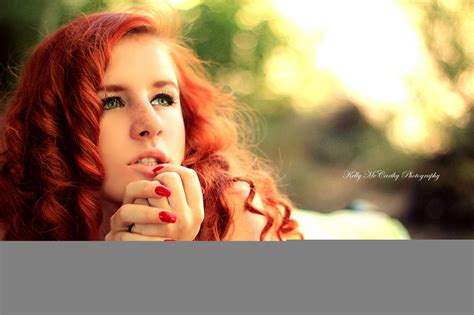 Wallpaper Face Redhead Model Outdoors Dress Fashion Imagination Bokeh Emotion Skin