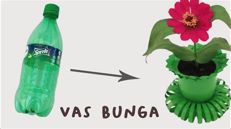 Diy Flower Vase Plastic Bottle Cara Membuat Vas Bunga Dari Botol