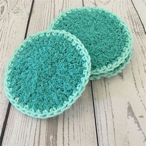 Crochet Loofah Scrubbies Face Cloth Kitchen Scrubbies Double Sided