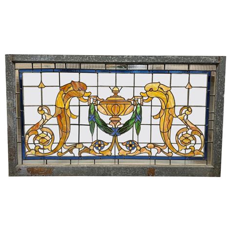 Antique Mercury Mosaic Stain Glass Windows At 1stdibs