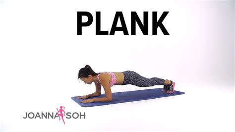 How To Do Plank Joanna Soh Youtube