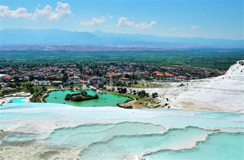 Pamukkale Turkey Unique Natural Pools Stock Photo Image Of