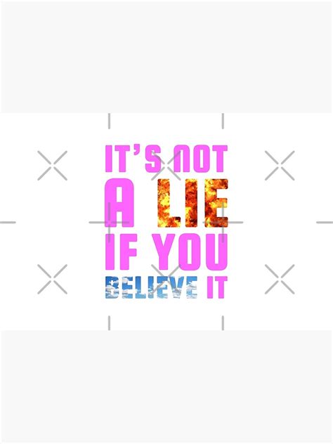 Its Not A Lie If You Believe It Pink Zipper Pouch For Sale By