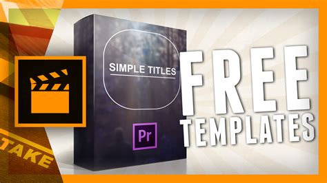Adobe Premiere Pro Title Templates Free Printable Templates