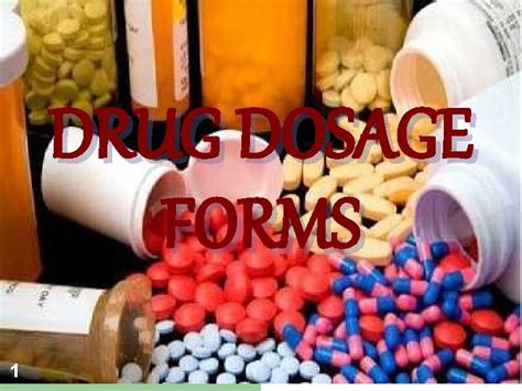 Drug Dosage Forms 1 Dosage Forms 2 Definition