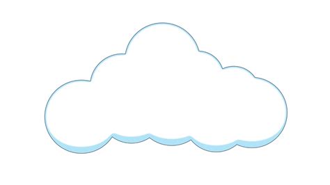 Lindo Dibujos Animados Nubes Fondo Png Vector Sombreado Las Png Y