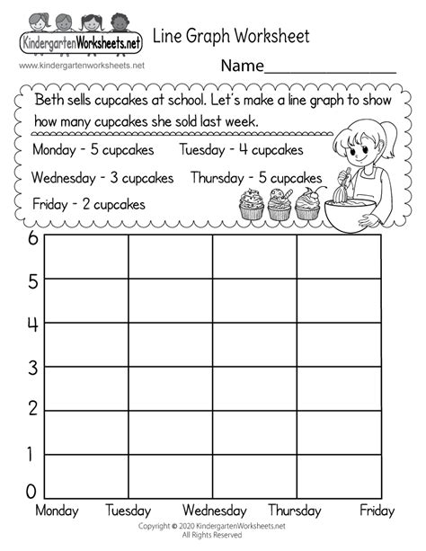 Line Graph Worksheet For Kindergarten Free Printable Digital And Pdf