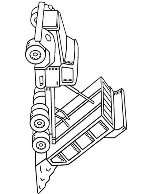 Dump Truck Coloring Book Coloring Pages