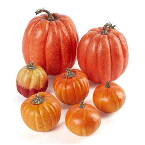 Assorted Artificial Pumpkins Pumpkins Fall And Thanksgiving