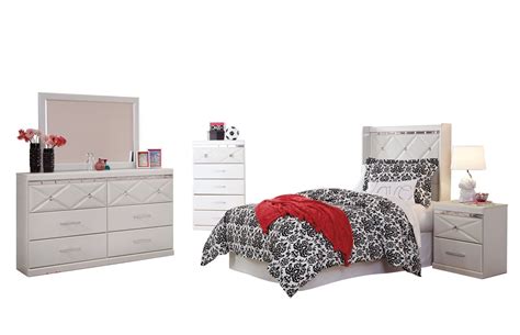 Ashley Furniture Dreamur 5 Pc Bedroom Set Twin Panel Headboard Dresser