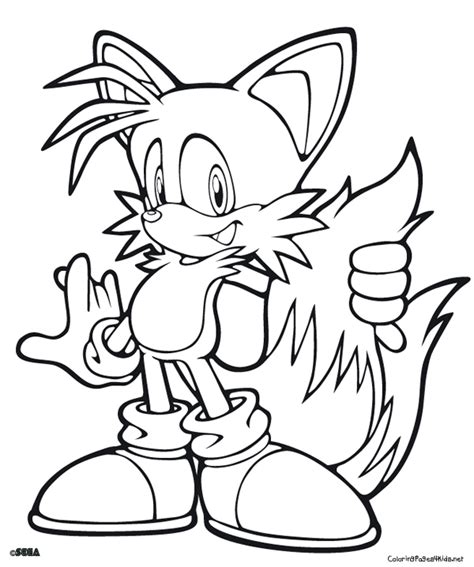 Tails Coloring Pages At Free Printable Colorings