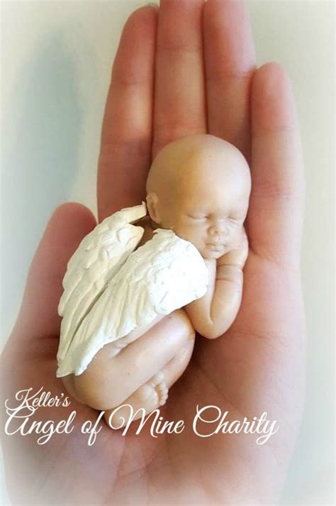 Sleeping Angel Baby Sculpture For Miscarriage T Keepsake Etsy