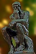 El Pensador. Escultura realizada por Augusto Rodin entre 1880 y 1900 ...