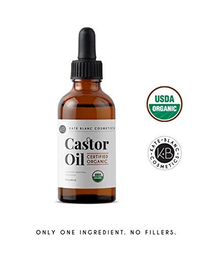 Castor Oil 4oz Usda Certified Organic 100 Pure Cold Pressed