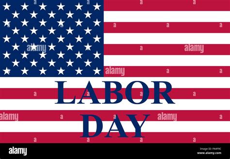 Labor Day In The Us Stock Vector Image Art Alamy