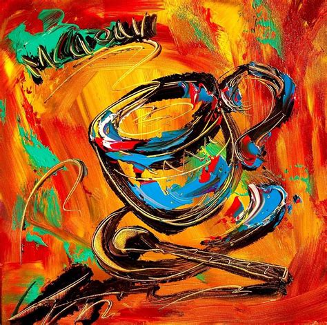 Coffee By Mark Kazav Coffee Art Painting Coffee Artwork Painting